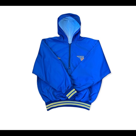 Game Sportswear Varsity Half- Zip Size-S Blue Basketball Hoodie - Picture 3 of 7